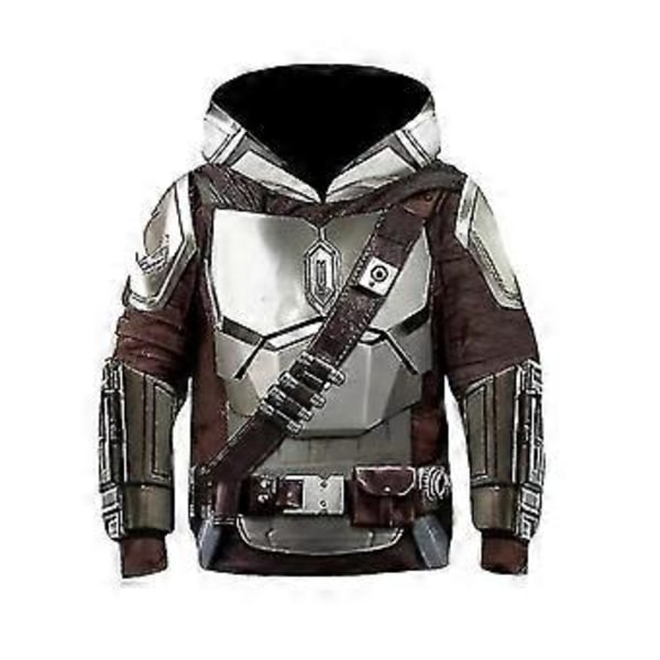 Barnens Nya The Mandalorian Tröja med Huva - Stil J Hk( XS)