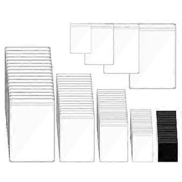 1 Set Transparenta Smyckesväskor Smyckesförvaringspåsar Halsband Ring Påsar