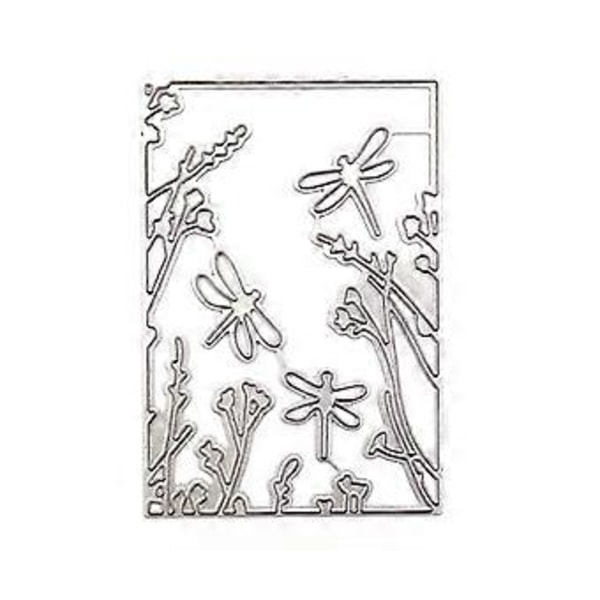 Metallstans for blomster - Sjablong for DIY-hobby, utklippsbok, album, kort, mal, preging, dekorasjon