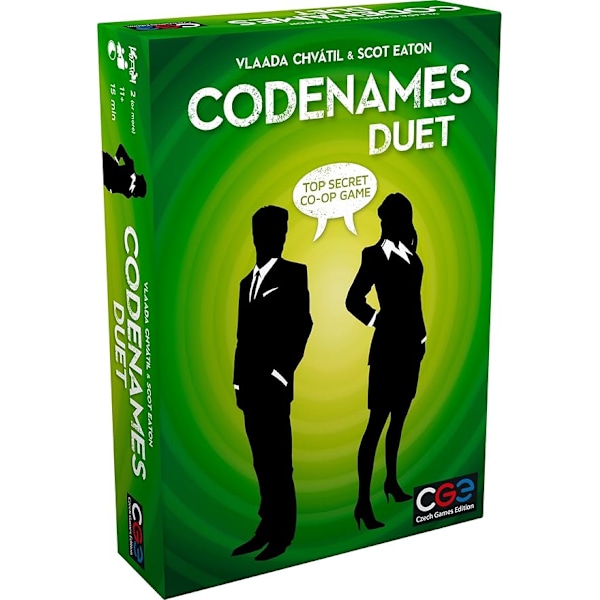 Codenames: Duet - Det tvåspelarordsspel från CGE Czech Games Edition