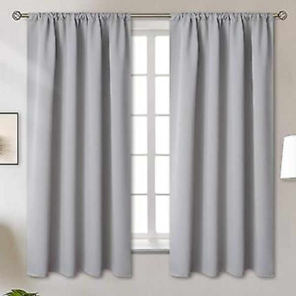 od Pocket Vita Gardiner för Vardagsrum - Termiskt Isolerande Fönsterbehandling Gardiner för Sovrum, 2 Paneler, 52 x 63 Tum