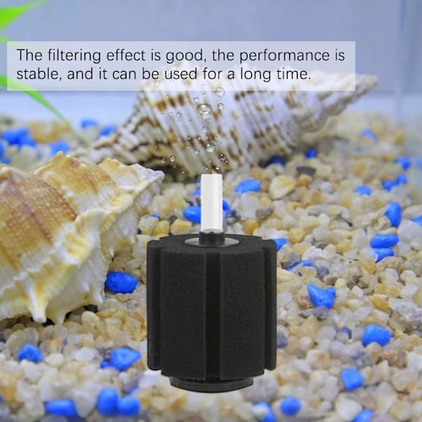 2 stk. Akvarie Betta Filter, Svampe Biokemisk Filter, Akvari