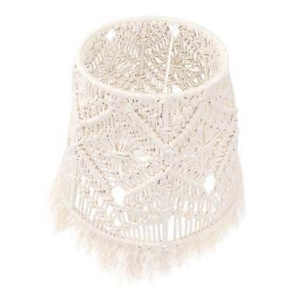 1 stk. boheme macrame lampeskærm håndlavet vævet gulvlampe dækning til soveværelse