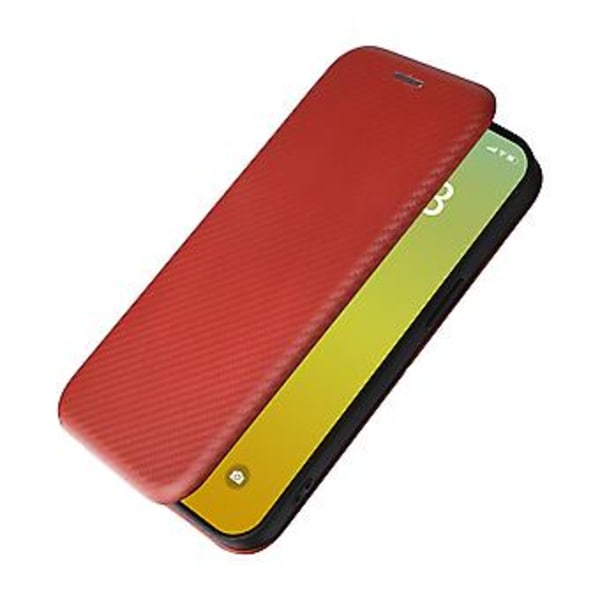 Läderfodral för iPhone 15 Plus (Brun)