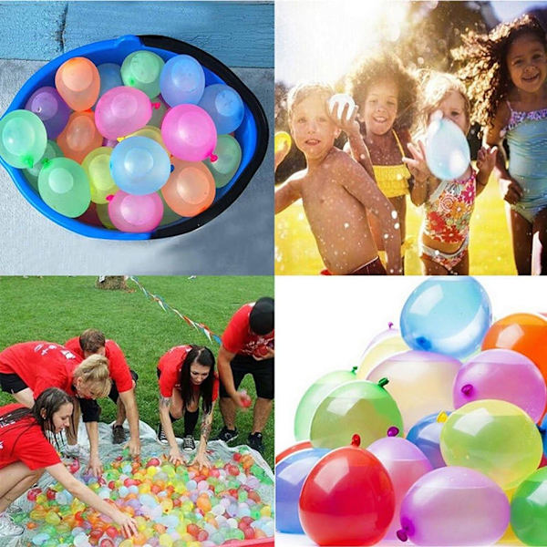 1000 Pakke Vandballoner med Refill Hurtig og Nemt Kit Eco-