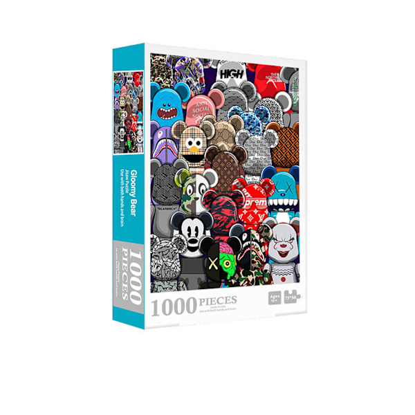 1000 kappaletta, DIY-palapeli, lahja (tyyli 4)