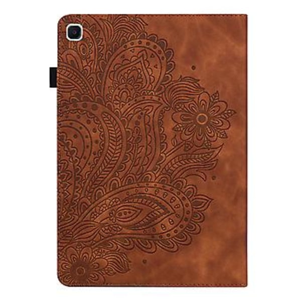 Til Samsung Galaxy Tab S6 Lite P610 TPU+PU Etui (Brun)