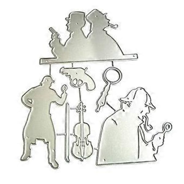 Mænd Metal Skæreforme Stencil Die Cut DIY Scrapbooking Album Papir Kort Prægning Skabelon Form Håndværk Dekoration