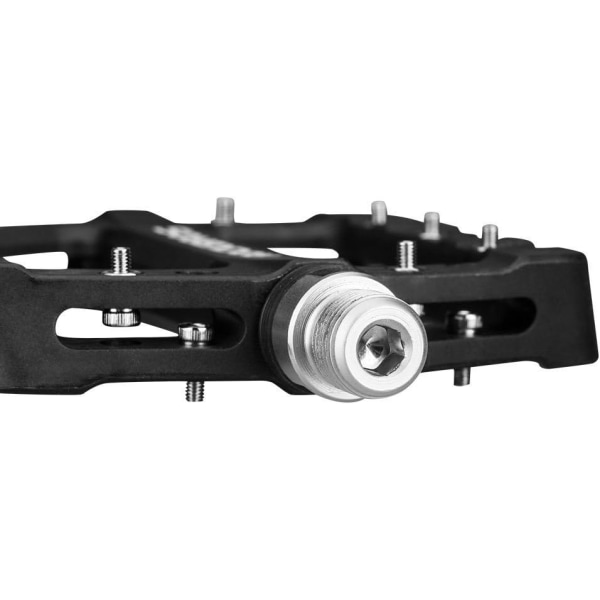 1 par MTB cykel BMX pedaler, par av nylon 9/16 breda platta pedaler