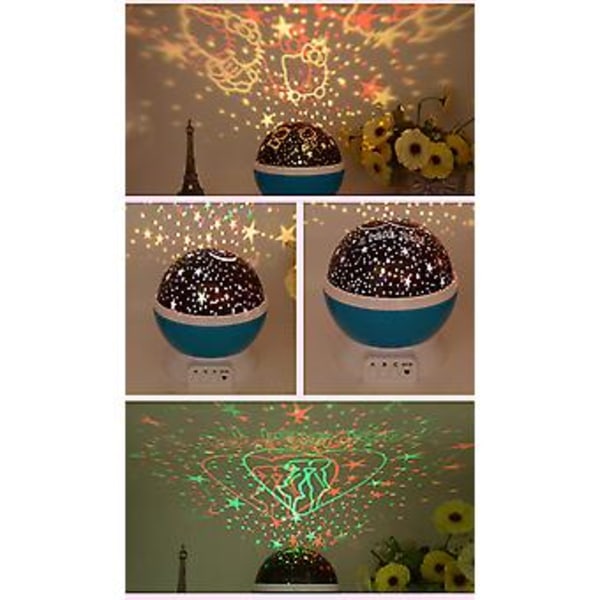 LED Projektionslampe Romantisk atmosfærelys Ny
