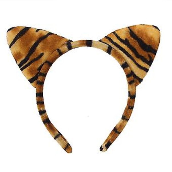 Koreansk Mode Tiger Leopard för Kattöron Huvudband Cosplay Tiger Leopard för Katt ( )