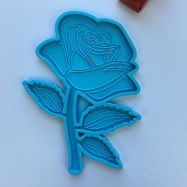 Epoxy Resin Form Rose Blomsterdekorationer Silikoneform DIY Håndværk Ornament Støbeværktøj