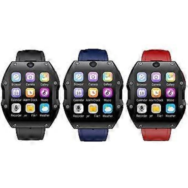 LOKMAT Appllp 3 Max 4G Samtal Vattentät Sport Smartwatch (Blå)