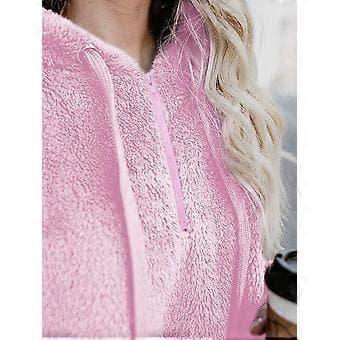 Myke hettegensere for kvinner, oversized med lommer