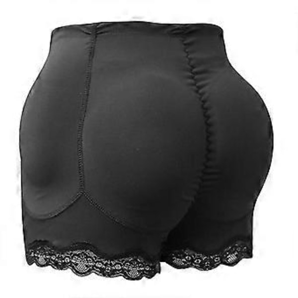 Förstärkare Falska Rumpor Trosor Höft Butt Lyftare Formare Kontroll Trosor Vadderade Bantningsunderkläder Förstärkare Höftkuddar Trosa (3XL Svart)