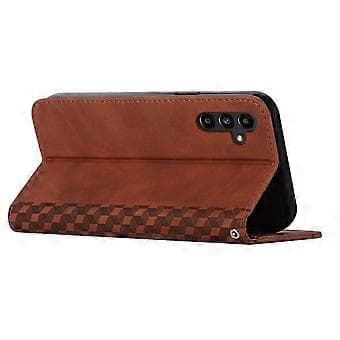 Til Samsung Galaxy A16 5G/A16 4G telefoncover præget PU-læderpungstativetui (stil A)