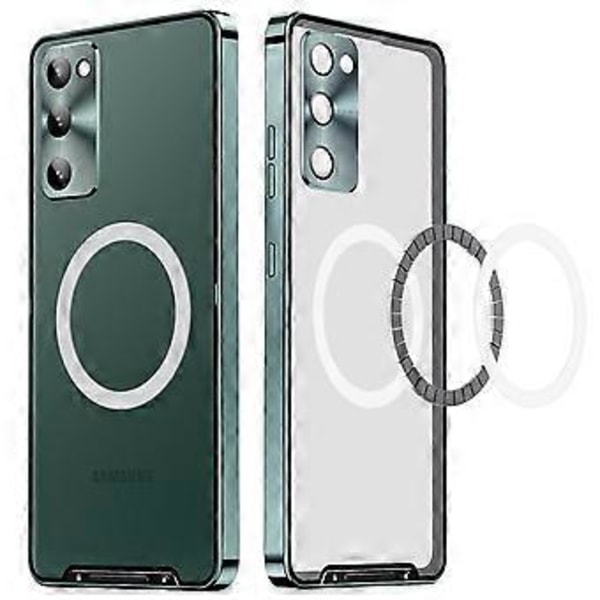 Kova magneettinen suojakotelo objektiivin suojakalvolla Samsung Galaxy S23 Ultra Plus -puhelimelle