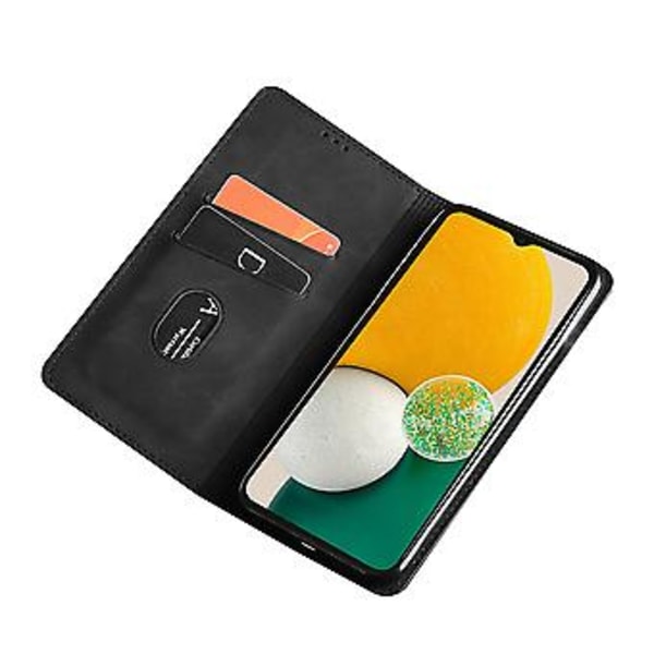 Skin Feel PU-etui for Nokia C01 Plus/C1 2. utgave (Svart)