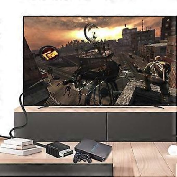 Adapterikaapeli Sony PS1 PS2 - HDMI-pelikonsolille, audio-videomuunninkaapeli ( )