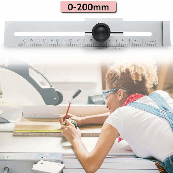 0-200mm/0-250mm Merkkausmittari 0,1mm Mittaustyökalu 0,1mm Kalibrointityökalu (200mm)