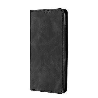 Skin Feel PU-etui til Nokia C01 Plus/C1 2. udgave (Sort)