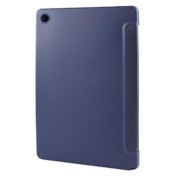 Kolminkertainen Nahkainen Tabletin Kotelo Samsung Galaxy Tab A9+:lle (Tummansininen)