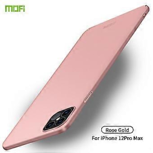 iPhone 12 Pro Max MOFI Mattainen PC-Kova Kotelo (Rose Gold)