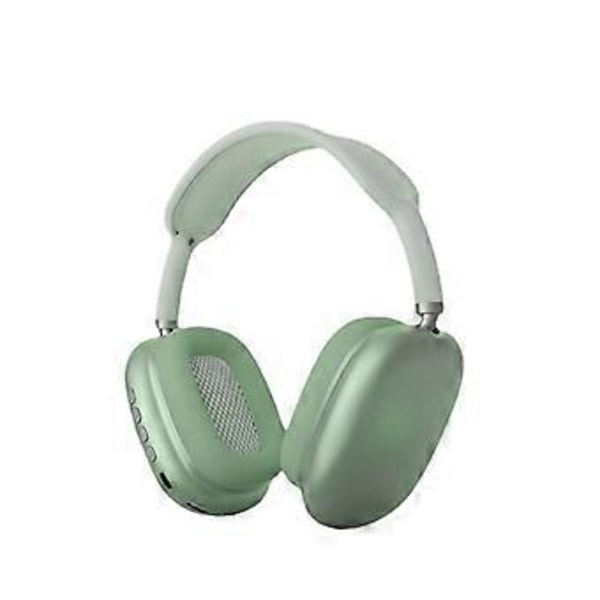 TWS Bluetooth Hörlurar Trådlösa Over-ear Hörlurar Subwoofer Nya P9-max Flerfärgade Alternativ (Grön)