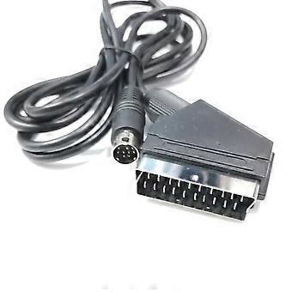 1,8m RGB/RGBS SCART OFC Adapterkabel til SEGA MD2 Spilkonsol RGB Scart Kabel 9-polet V-stik /C-stik