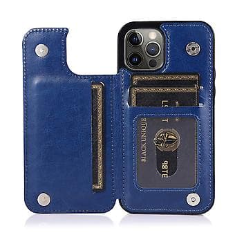 Stødsikker PU + TPU-etui (Blå)