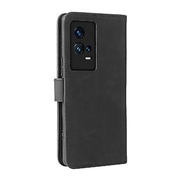 Ihomainen Nahkakuori vivo iQOO 8 Pro:lle (Musta)