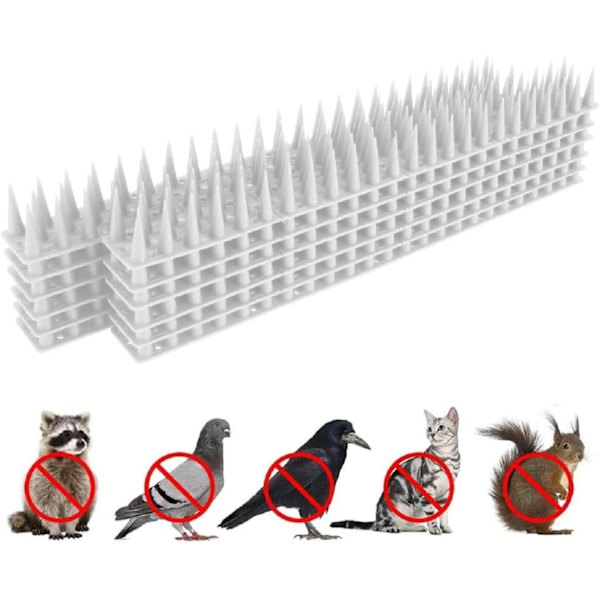 Anti-duespiker for balkong, dueavvisende, anti-katt, fugleskremmer, dueskremmer, Bird Tec