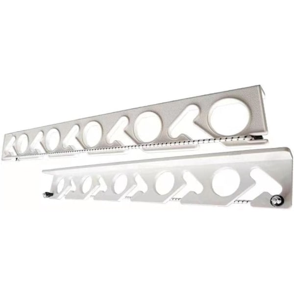 Fiske Stang - 2 Deler 10 Hull Fiske Stang Holdere Vegg eller Tak Montering Oppbevaringsstativ Display Hylle