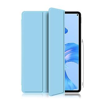 Fullständigt Skyddande Tabletfodral PU Läder Trifold för MatePadPro11 (Blå)