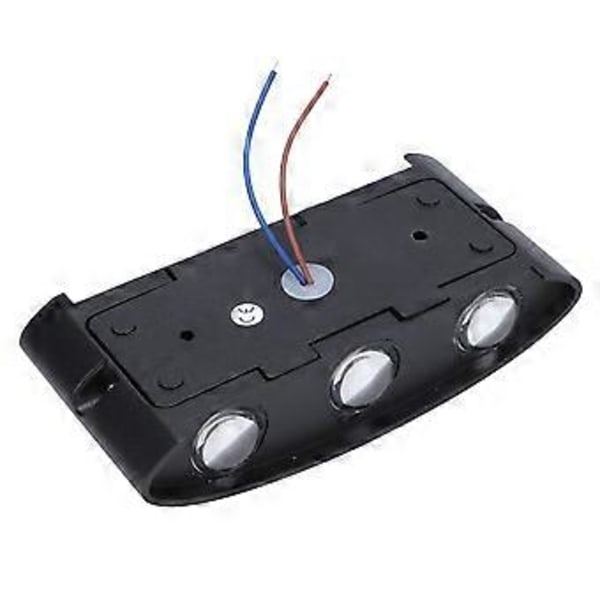 Moderne 6W Bue LED Væglampe Stue Soveværelse Hotel Lampe AC85-265V (Kold Hvid)