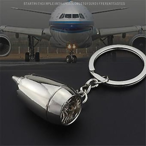 Mini Flymotor Nøglering Personlighed Charm til Nøglering Designer Souvenir