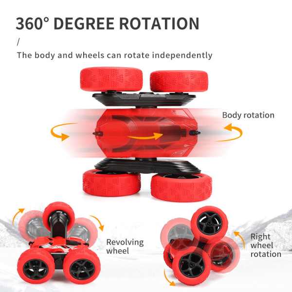 Blå Dream Rouge Fjernstyret bil, 2in1 RC Auto 4WD & Craw