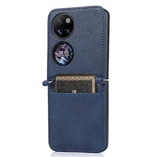 Foldbar Telefonetui Til Huawei P50 Pocket (Blå)