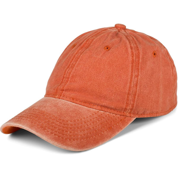 Vintage Segments Cap, Faded Used Look, Baseball Cap, Justerbar
