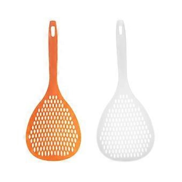 Si Rund Mesh Si til Loo Nudler Køkken Pasta (orange)