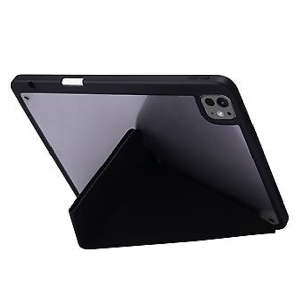 Akryl Læder Tablet Etui Til iPad Pro 11 2024 (Sort)