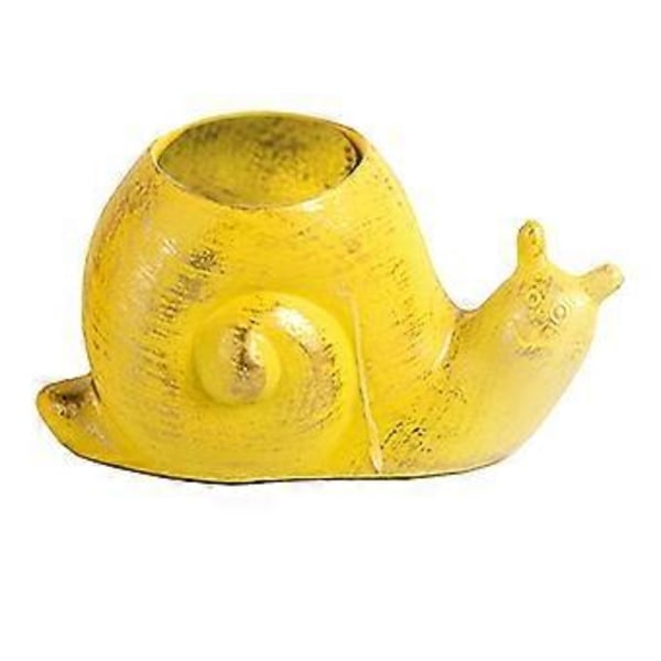 Telysestake Lysestake Lysholder Statue for Skrivebord Påske (Snail)