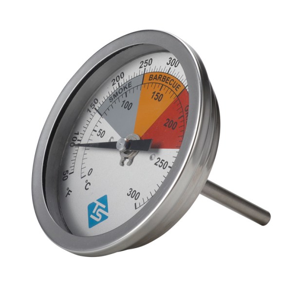 BBQ Termometer i rustfritt stål, ovnstermometer
