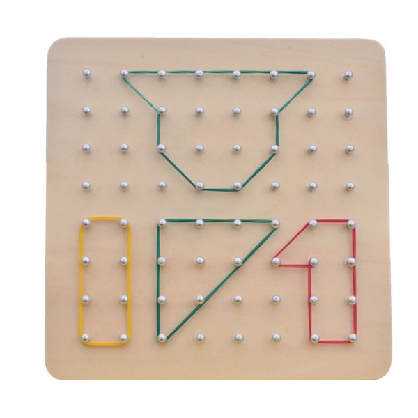 Puinen Geoboardi Matematiikan Manipulointimateriaali Array Block G*