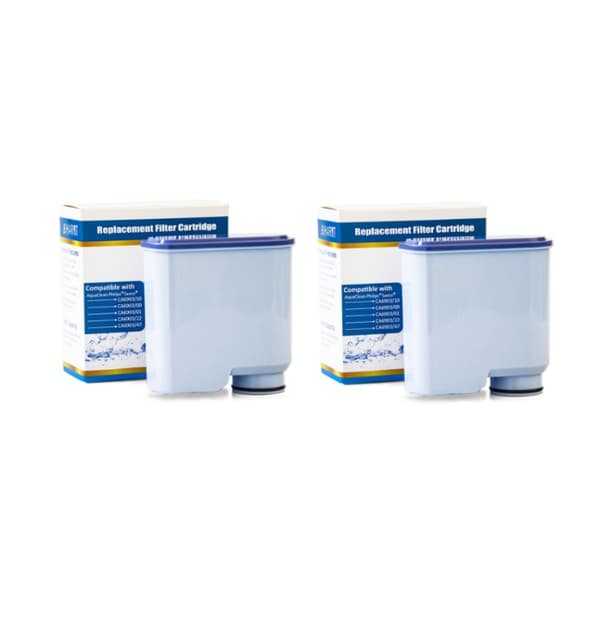 2 stk. AQUACREST udskiftningsvandfilter til Philips AquaClean CA6
