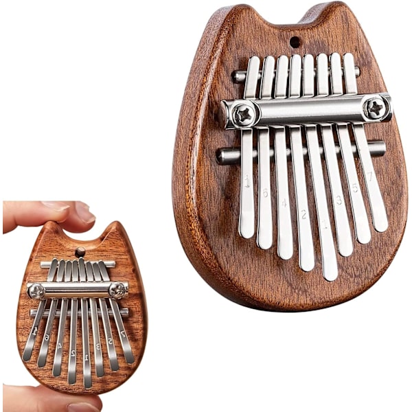 Kalimba Tommelfingerklaver, Massivt Træ Fingerklaver, Bærbar Musik Tommelfingerklaver, Tommelfingerklaver, Portab