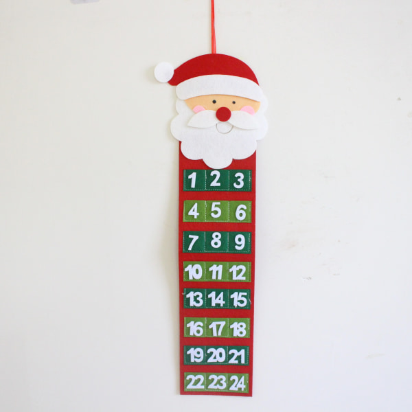 Joulukalenteri Karvainen Vanha Mies Adventtikalenteri Countdown Seinä C