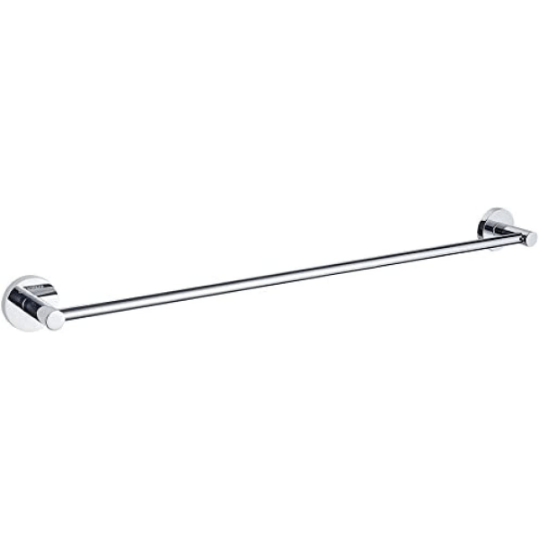 Enkelt håndklædestang (60CM), badeværelsestilbehør, messing/krom
