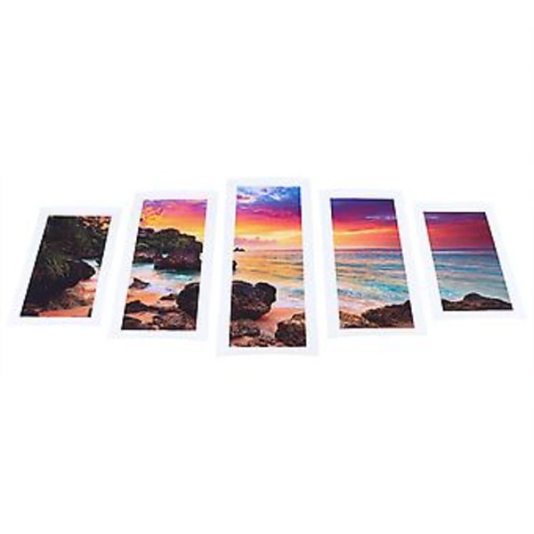 5 st Ramlös Målning Strand Canvas Väggkonst Konstverk Bilder för Vardagsrum Sovrumsinredning