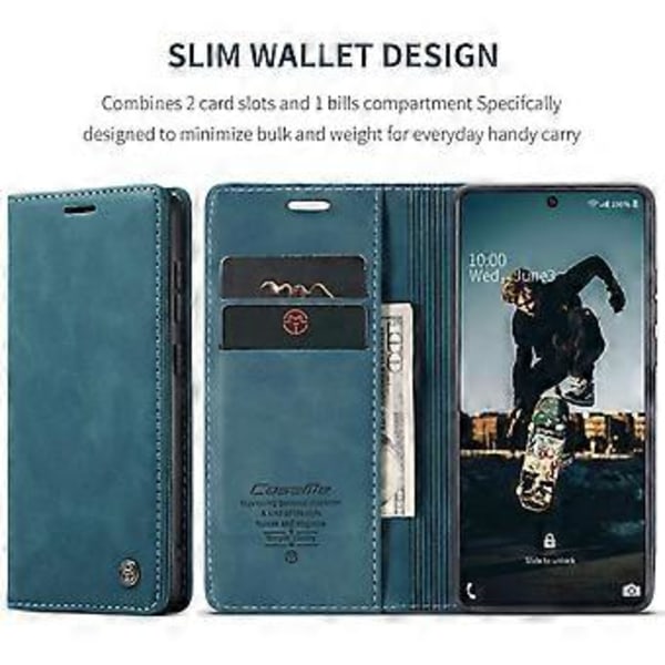 CASEME 013 Series Flip Wallet Læder Telefon Cover til Samsung Galaxy A71 (Style C)